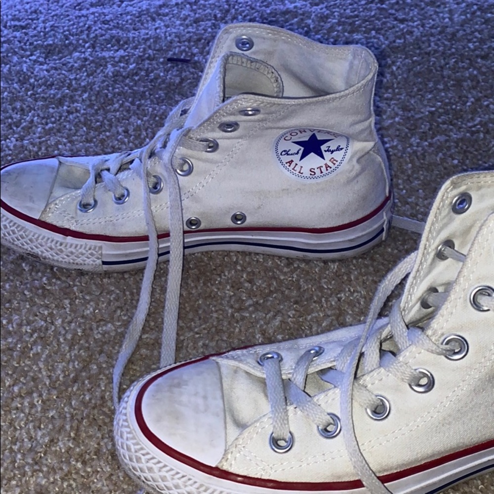 White High Top Converses